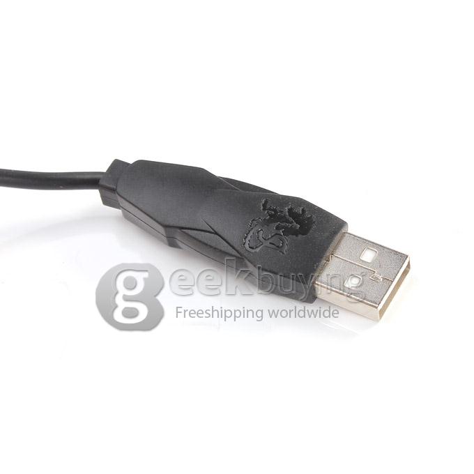 Genius G7 USB Wired LED Backlight 112 Key Gaming Keyboard + 6D 800/1600/2000DPI Mouse Combo Set - Black