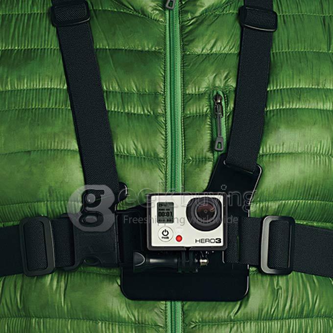 [HK Stock] DZ-59 Chest Band and Head Band for GoPro Hero 1 / 2 / 3 / 4 SJCAM