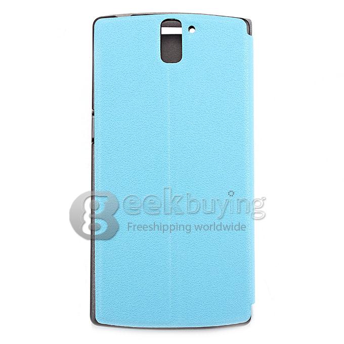 Brand New Protective Cover Flip Stand Leather Case for OnePlus A0001 - Blue