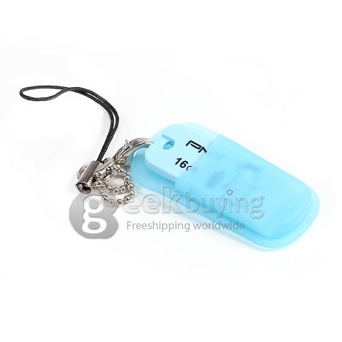 PNY Micro Attache 16GB USB 2.0 Flash Drive U Disk Memory Stick USB Drive Chinese New Year Style - Blue