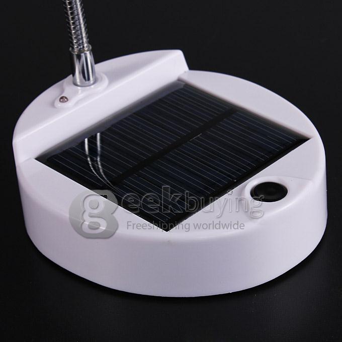 Solar USB Power 4 LED Solar Power Flexible Reading Light Desk PC Lamp