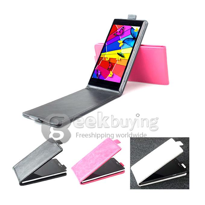 Protective PU Leather Hard Case Cover Shell for KINGZONE K1 - Pink