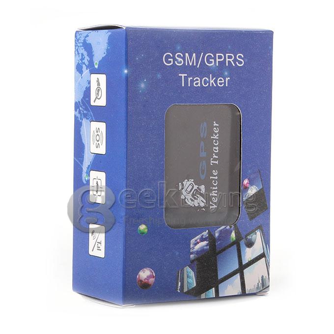 TX-5 Mini GPS Tracker Motorcycle Bike Monitor Tracker Anti-theft System LBS+SMS/GPRS - Black