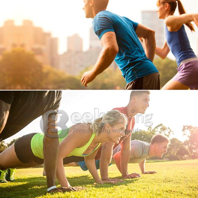 Waterproof inWatch Pi Bluetooth V4.0 Smart Watch Sapphire Glass Screen Support Calorie & Sports & Sleep Tracking - Silver