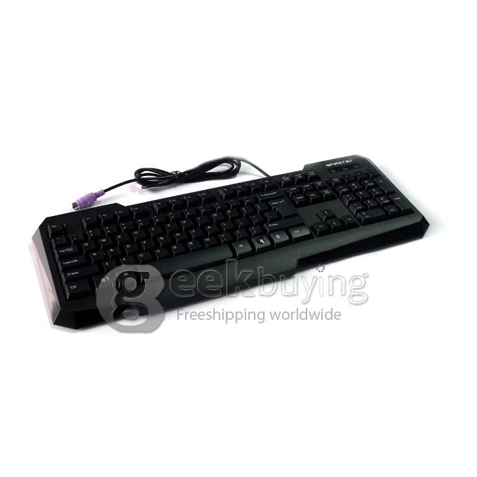 WFIRST G601-M Waterproof Comfort USB Wired Gaming Keyboard for Computer and Laptop