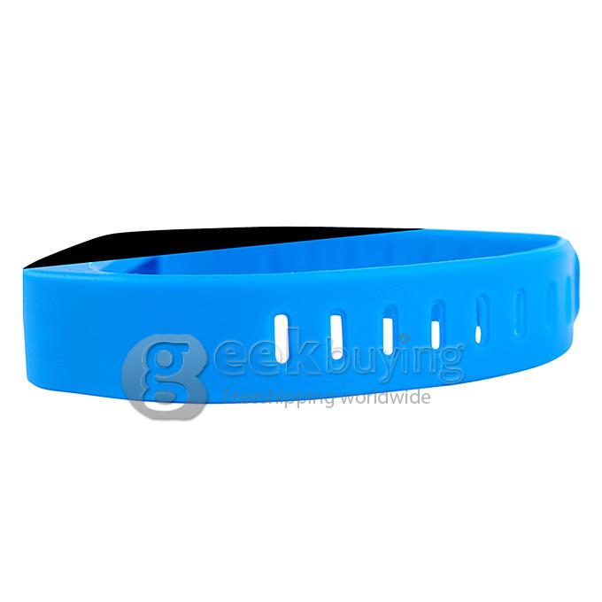 LC Healthy Smart Sport Bluetooth 4.0 Wrist Band Bracelet Hand Ring with Screen Sleeping Fitness Running Ped - Blue