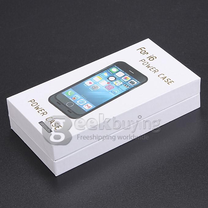 3800mAh External Battery Power Bank Backup Charging Case with Flip Leather Cover For iPhone 6 4.7