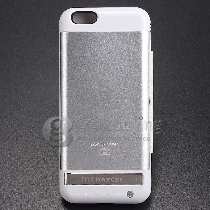 3800mAh External Battery Power Bank Backup Charging Case with Flip Leather Cover For iPhone 6 4.7