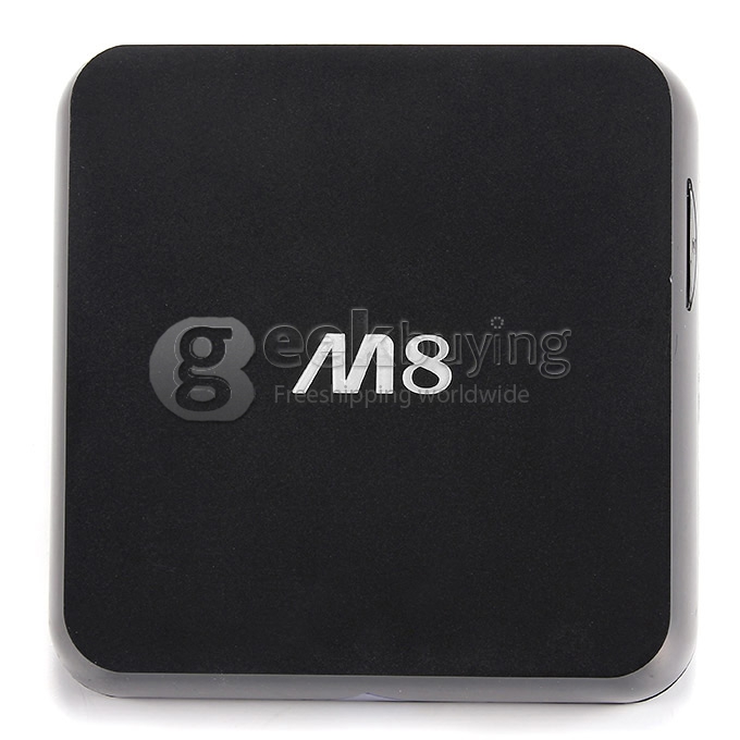 M8 Amlogic S802 Quad Core Cortex-A9 2.0Ghz Android 4.4 TV BOX 4K HDMI HDD Player Octa Core GPU 2.4G/5G WIFI XBMC Bluetooth - Black