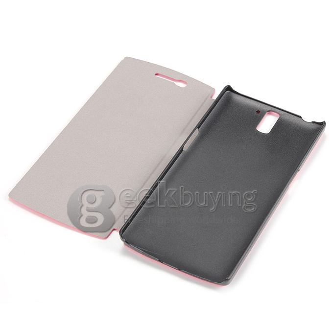 Brand New Protective Cover Flip Stand Leather Case for OnePlus A0001 - Pink