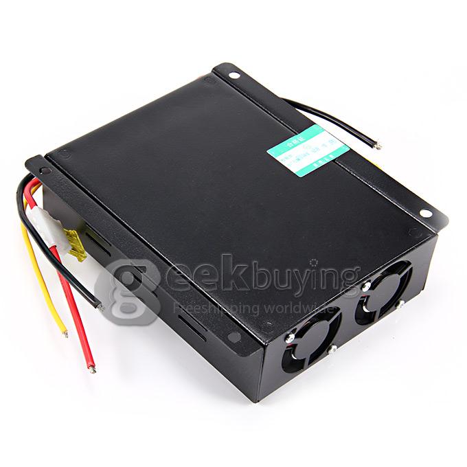 DC 24V-12V 40A High Quality Car Power Converter Supply Transformer - Black 