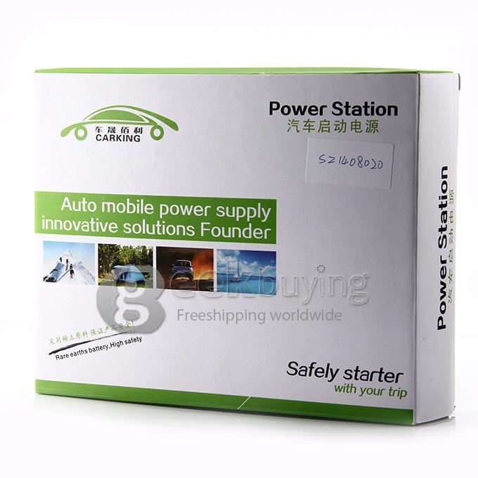 CS-02 16800mAh Multi-Function Car Battery Charger Emergency Car Jump Starter Power Bank - Black
