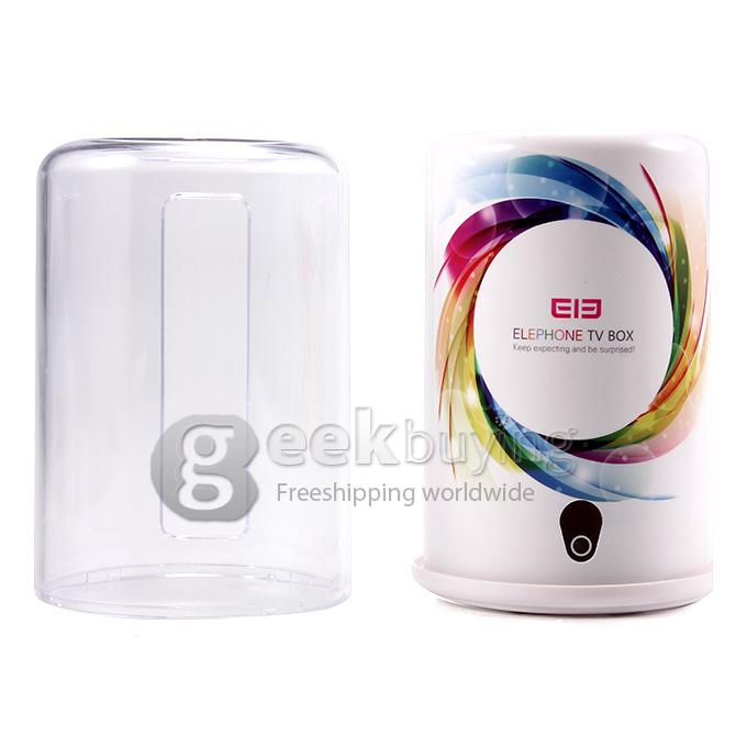 Elephone TV BOX RK3188 Quad Core 1.6GHz Android 4.4 HDMI HDD Player 1G/8G 5.0MP Camera Bluetooth OTG Athome Camera - White