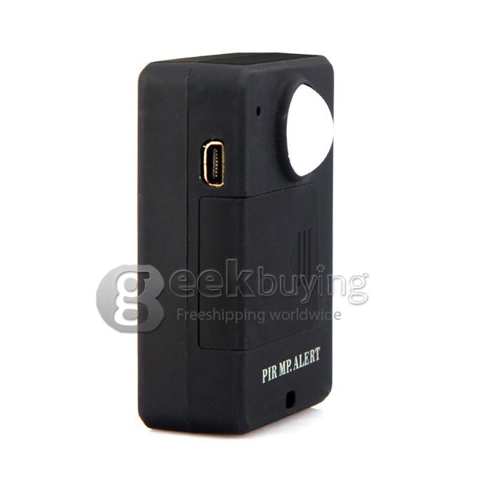 A9 Black Wireless PIR Sensor Motion Detector GSM Alarm System Anti-theft (EU Plug)