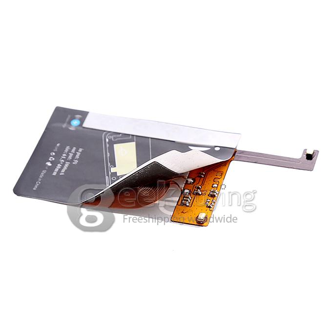 Portable Qi Wireless Charger Module Charging Receiver for Samsung Galaxy Note 4 N9100 - Black