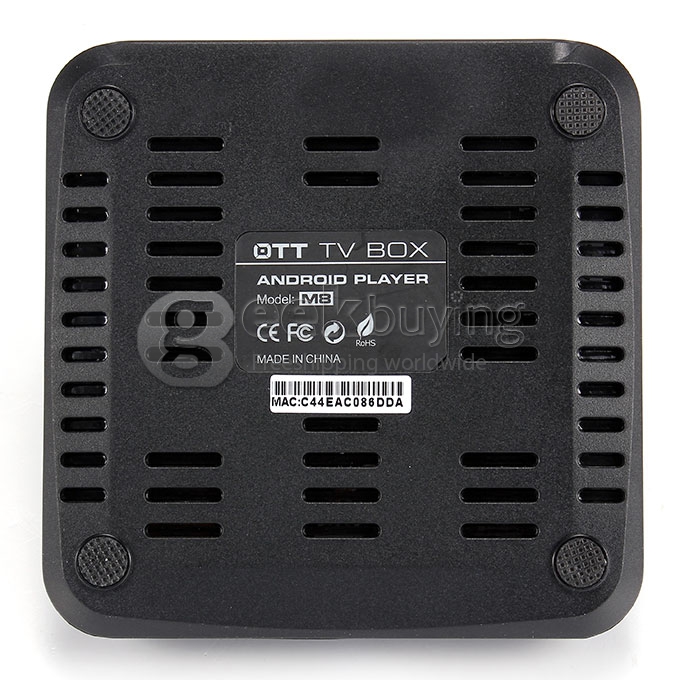 [Spain Stock] M8 Amlogic S802 Quad Core Cortex-A9 2.0Ghz Android 4.4 TV BOX 4K HDMI HDD Player Octa Core GPU 2.4G/5G WIFI XBMC Bluetooth - Black