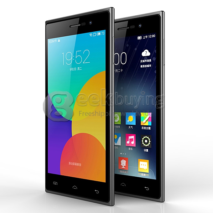 DOOGEE TURBO2 DG900 FHD 5.0Inch MTK6592 Octa Core 1.7GHz Smartphone Android 4.4 OS 2GB RAM 18.0MP Gorilla Glass 3-Black