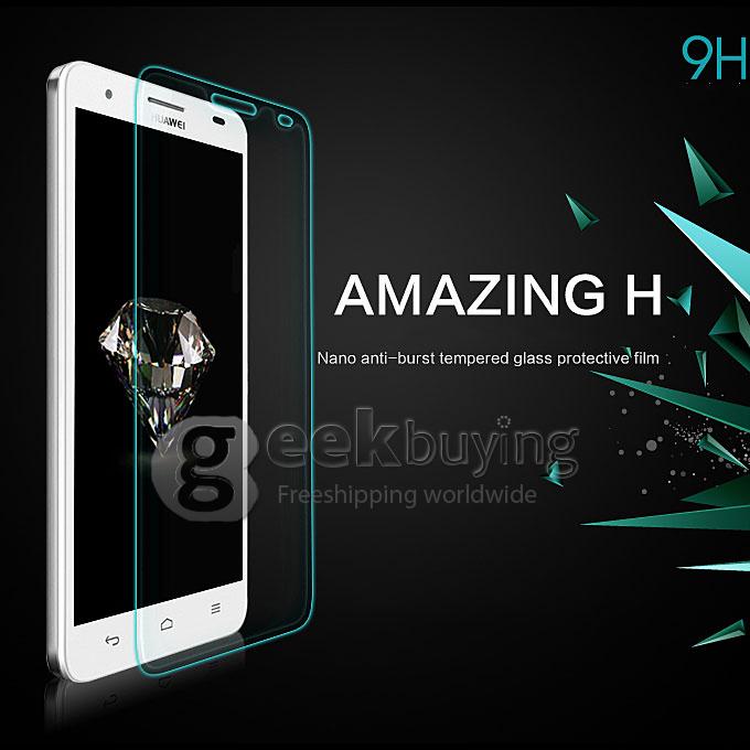 NILLKIN Anti-explosion H Toughened Glass Screen Protector Film Cover Plat Edge for HUAWEI Honor 3X/G750