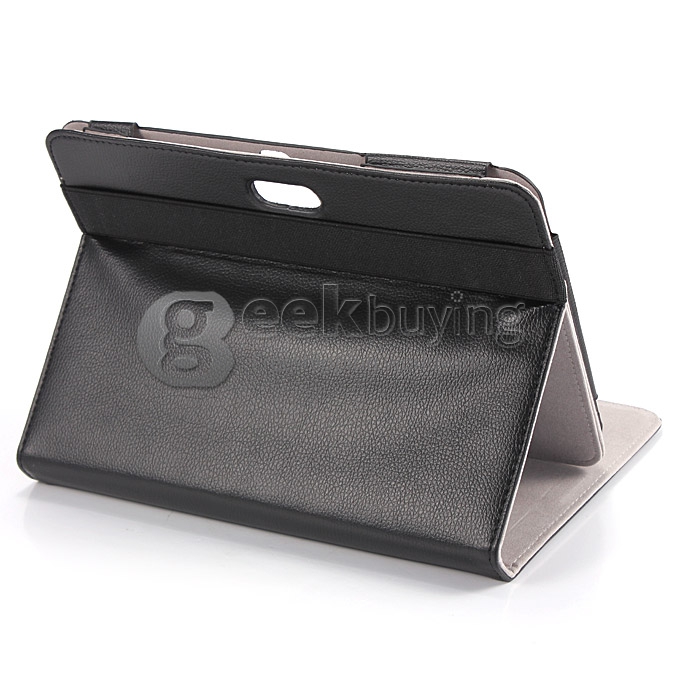 Special PU Leather Protective Case with Stand Function for 10.1 Inch PiPo M9 Tablet - Black