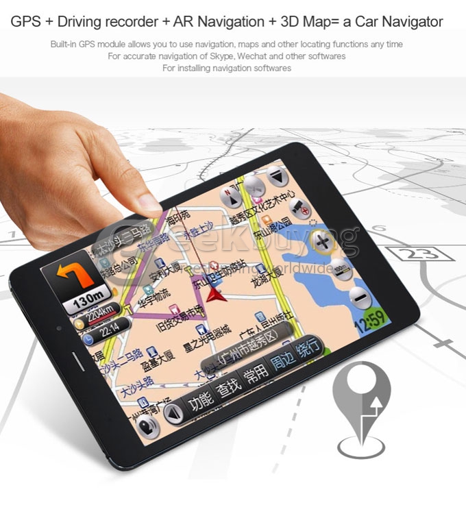Cube TALK79 U55GT-C8 MTK8392 Octa Core 1.7GHz 7.85 Inch Android 4.4 OS IPS Retina 2048*1536 3G/Bluetooth/GPS 2GB+16GB Tablet PC