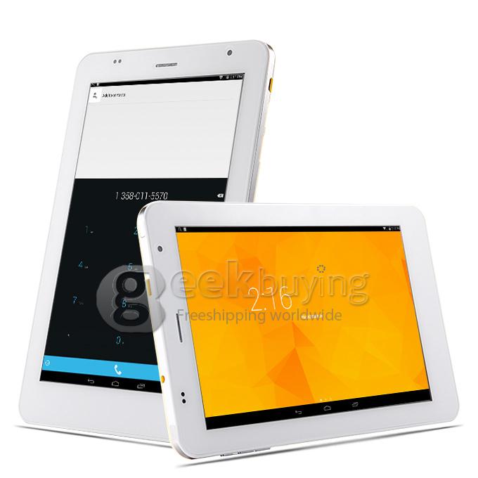 Ramos i7s 3G Intel Z3735G Quad Core 1.83GHz 7 Inch Tablet PC Android 4.4 OS 800*1280 IPS 1GB/16GB BT - Yellow