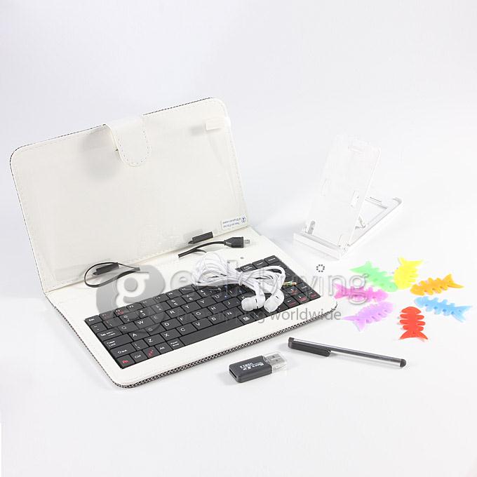 7 in 1 Special Accessories for KINGSING W8 Tablet PC with Protective Case/Earphone/Screen Protector