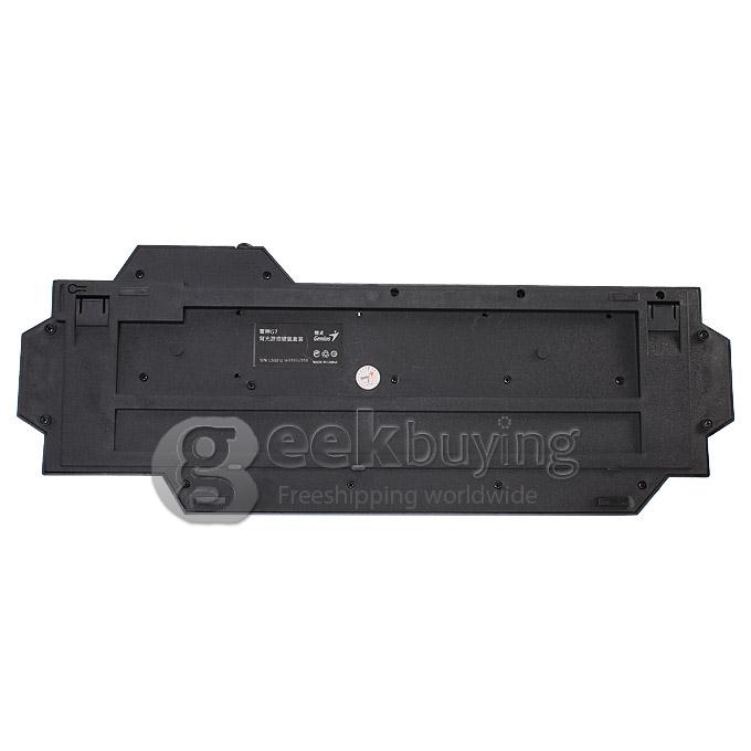 Genius G7 USB Wired LED Backlight 112 Key Gaming Keyboard + 6D 800/1600/2000DPI Mouse Combo Set - Black