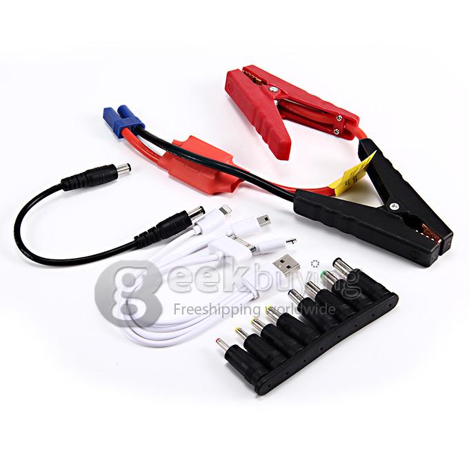 CS-02 16800mAh Multi-Function Car Battery Charger Emergency Car Jump Starter Power Bank - Black