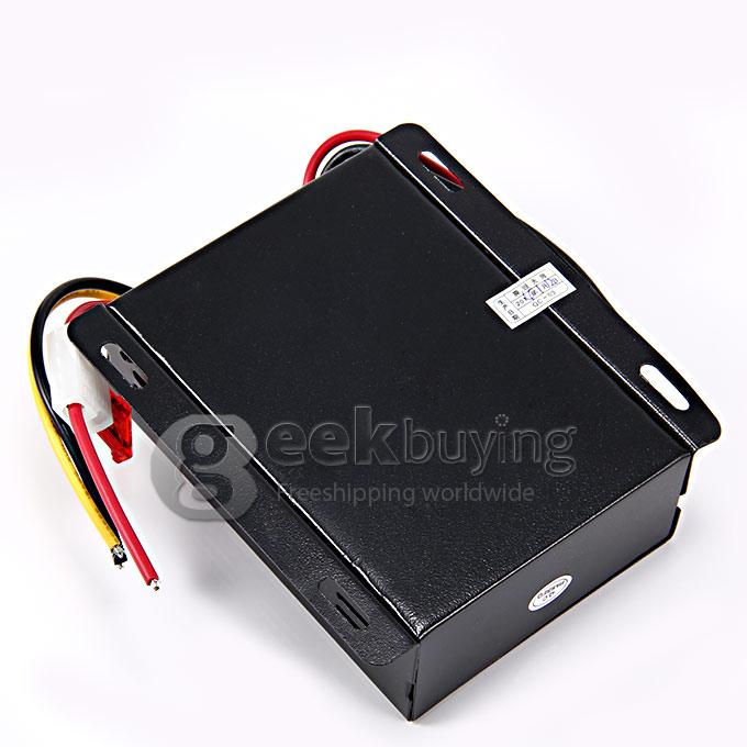 Universal DC 24V to 12V 30A Car Power Converter Supply Transformer - Black 