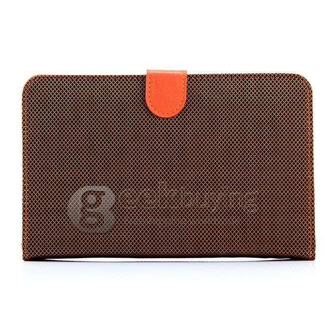 Universal Micro USB Keyboard Leather Case for 7 Inch Tablet PC - Brown