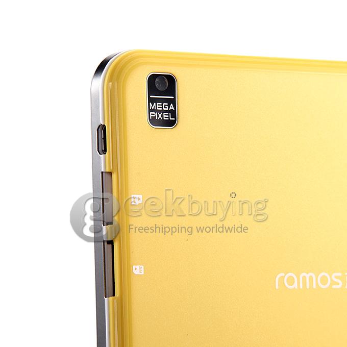 Ramos i7s 3G Intel Z3735G Quad Core 1.83GHz 7 Inch Tablet PC Android 4.4 OS 800*1280 IPS 1GB/16GB BT - Yellow
