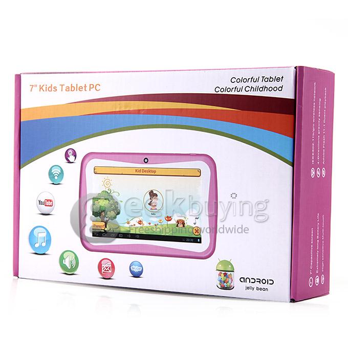Kids Pad R70BC RK2926 7 Inch Tablet PC Android 4.2 OS 4GB ROM Capacitive Touch Screen Dual Cameras - Green