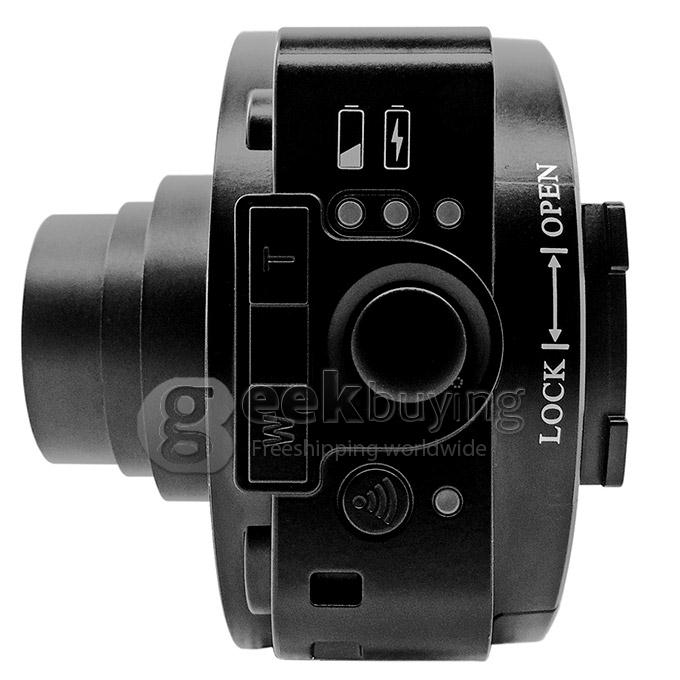 AMKOV Sangmax SP-W501 14MP CMOS Lens Camera Wireless WiFi Direct Self-timer 5X Zoom Auto Focus - Black