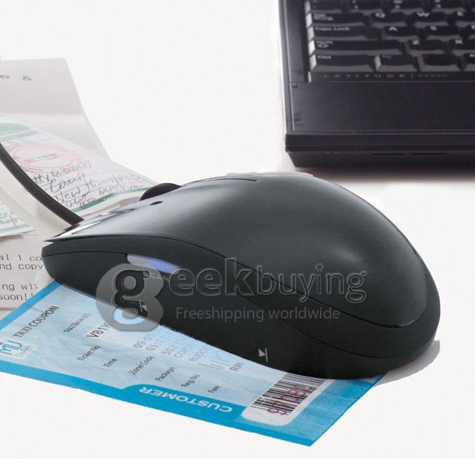 A3 Multi-function Portable 1200DPI USB Wired Smart Mouse Scanner Mouse + Scanner for Desktop Laptop PC