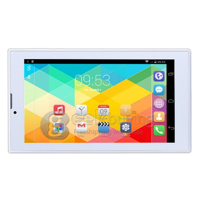 JXD P861H MTK8382 Quad Core 7 Inch Tablet PC Android 4.4 OS 1GB/8GB BT GPS FM 3G Call - White
