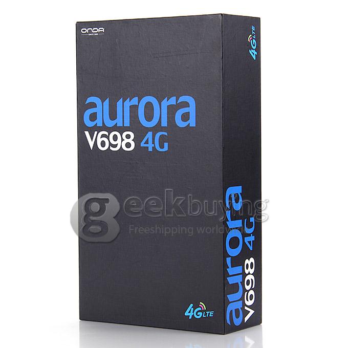Onda V698 4G Marvell 1920 Quad Core 6.98 Inch Tablet PC Android 4.3 OS 1280*720 GPS Bluetooth Phablet - Silver