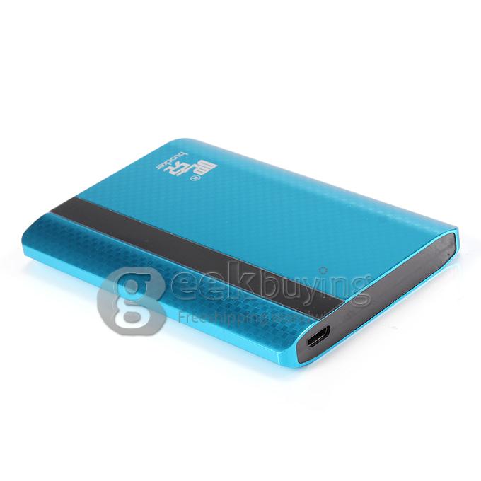 Buccker T28C 5200mAh Power Bank External Battery Mobile Power for Smart Phones iPad iPhone 6 Plus Sumsung HTC - Blue