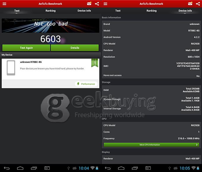 Kids Pad R70BC RK2926 7 Inch Tablet PC Android 4.2 OS 4GB ROM Capacitive Touch Screen Dual Cameras - Green