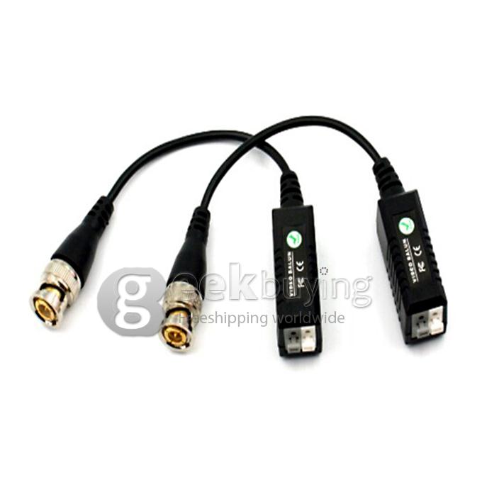 3201C CCTV Passive Video Balun Pair Transceiver - BNC Video Over UTP Cable