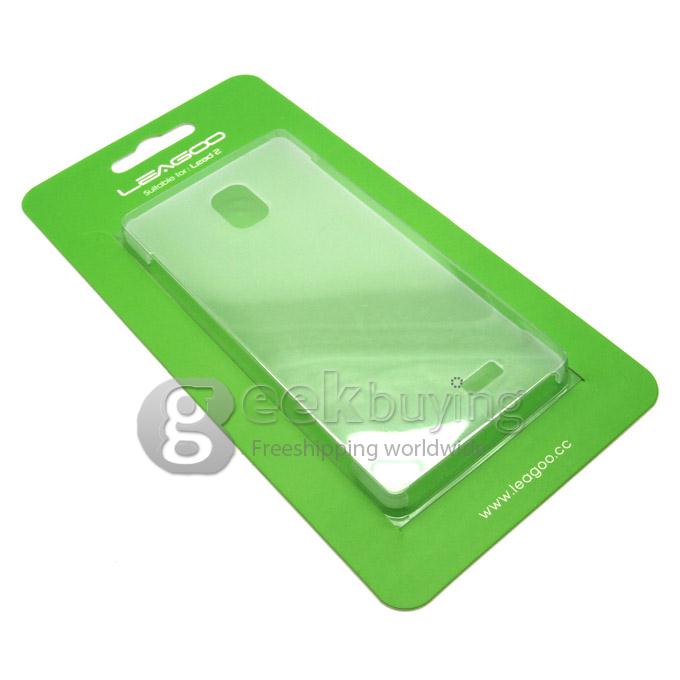 Original Silicon Plastic Material Hard Case Protective Cover for LEAGOO Lead 2 - Translucent