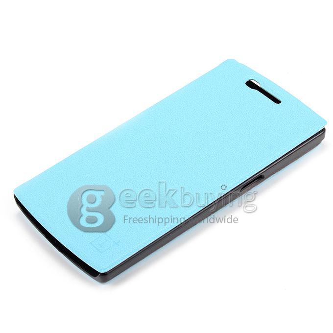 Brand New Protective Cover Flip Stand Leather Case for OnePlus A0001 - Blue