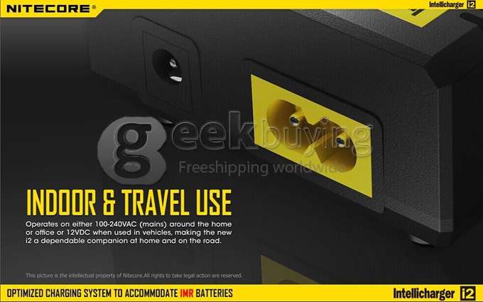 Nitecore D4 Digicharger LCD Display Universal Battery Charger Intelligent Circuitry - Black