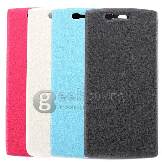 Brand New Protective Cover Flip Stand Leather Case for OnePlus A0001 - Pink