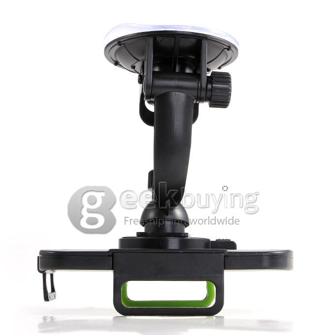 New Car Bracket Suction Mount Holder Backrest Windshield Mountain for iPad Air Mini Sumsang Tablet PC - Black+Green