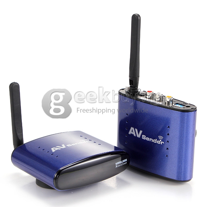 RAT-603 Fashion New 5.8GHz Wireless AV Audio Video Transmitter Receiver For DVD DVR CCD Camera IPTV TV