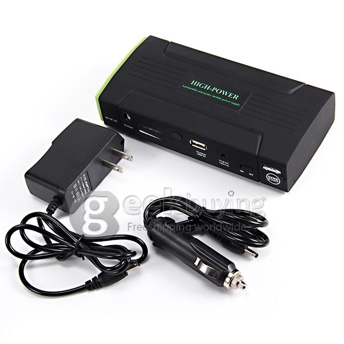 CS-02 16800mAh Multi-Function Car Battery Charger Emergency Car Jump Starter Power Bank - Black