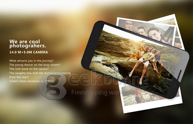 Zopo ZP999 Pro Lion Heart 4G Smartphone 3GB RAM 32GB ROM MTK6595 Octa Core 2.0GHz 5.5 inch FHD Android 4.4 14.0MP - White