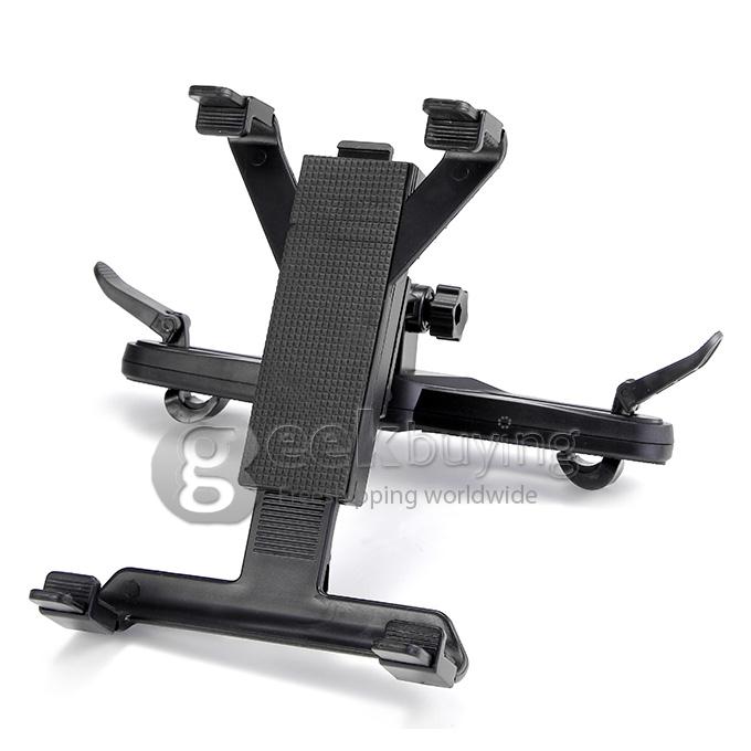 New Universal Car Seat Headrest Mount Holder For iPad 1/2/3/4 Air Tablet Galaxy - Black