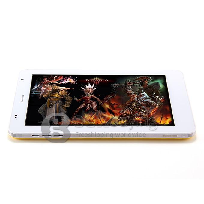 Ramos i7s 3G Intel Z3735G Quad Core 1.83GHz 7 Inch Tablet PC Android 4.4 OS 800*1280 IPS 1GB/16GB BT - Yellow