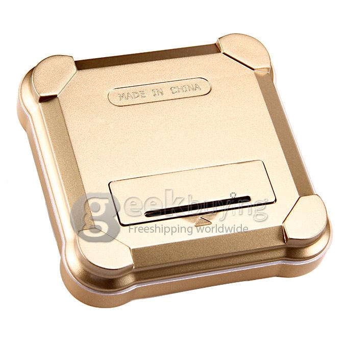 300g Solar Power Rotating Display Stand Turntable Rotary Plate Showcase for Jewellery Watch Mobile - Golden